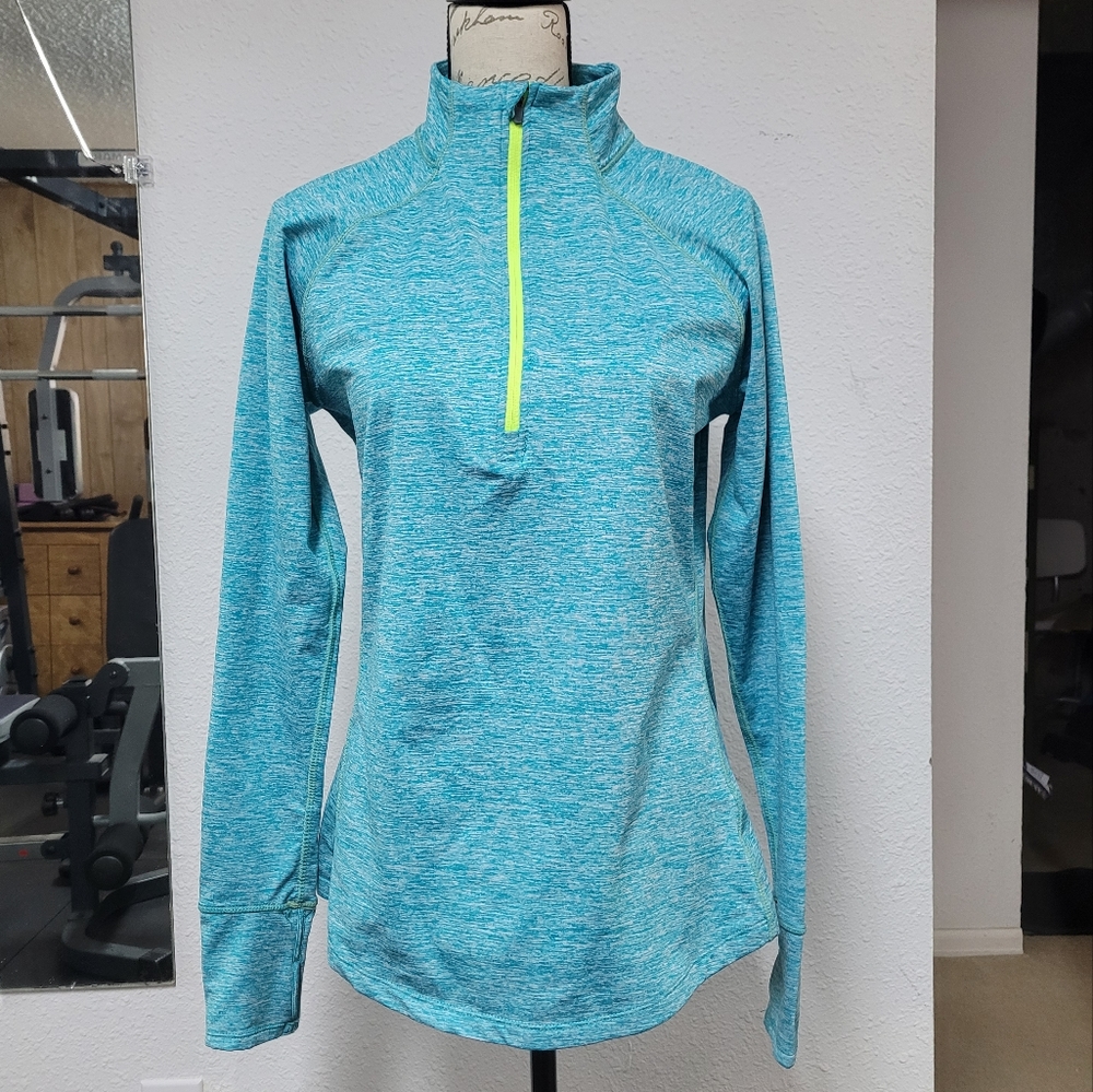 TANGERINE Running Pullover, Women's Large, Color: Aqua Paint